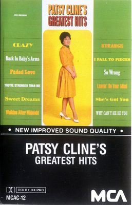 Patsy Cline – Patsy Cline's Greatest Hits, Cassette