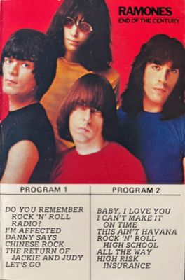 Ramones – End Of The Century, Cassette