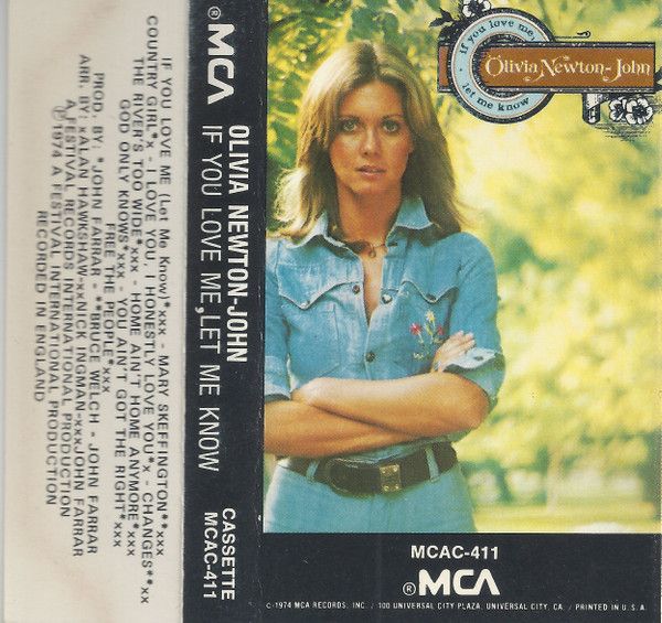 Olivia Newton-John – If You Love Me Let Me Know, Cassette