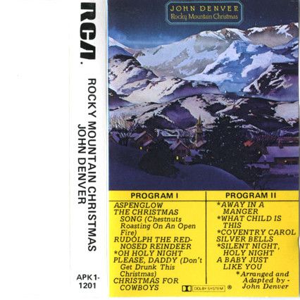 John Denver – Rocky Mountain Christmas, Cassette