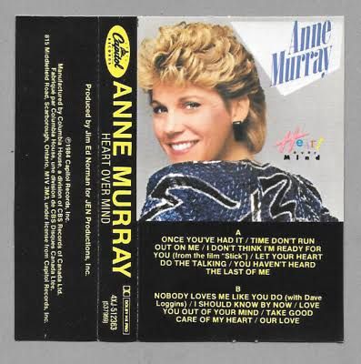Anne Murray – Heart Over Mind, Cassette