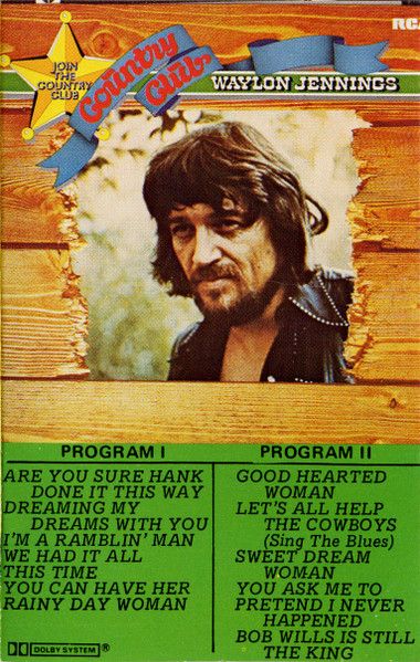 Waylon Jennings – The Hits Of Waylon Jennings, Cassette