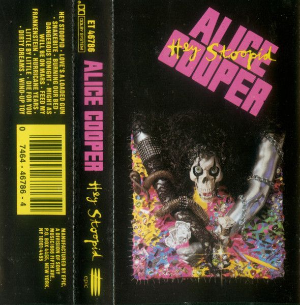 Alice Cooper – Hey Stoopid, Cassette