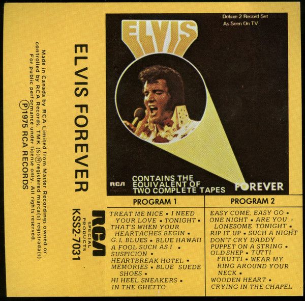 Elvis Presley – Elvis Forever, Cassette