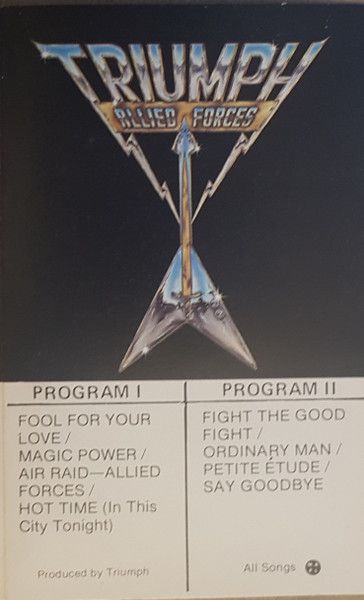 Triumph – Allied Forces, Cassette