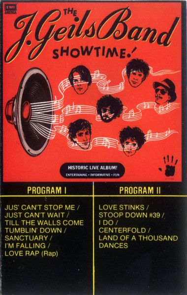 The J. Geils Band – Showtime!, Cassette