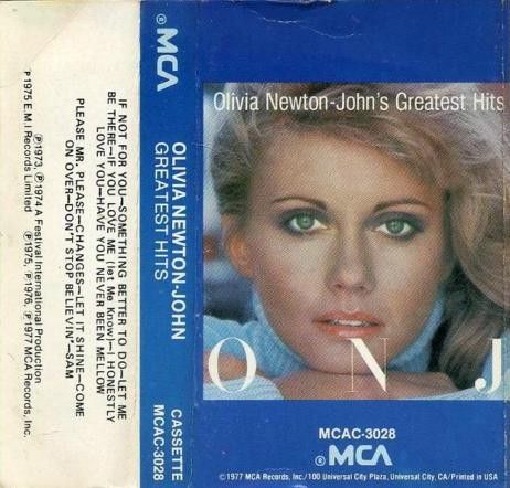 Olivia Newton-John – Olivia Newton-John's Greatest Hits, Cassette