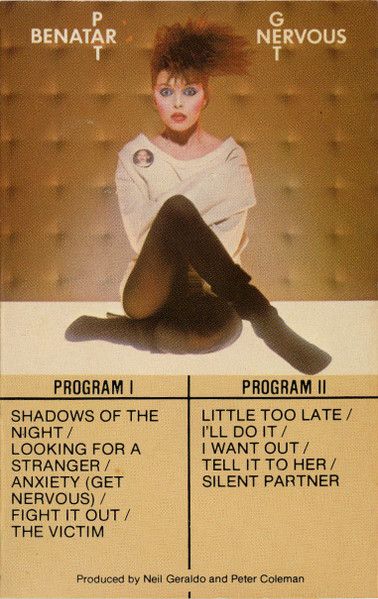 Pat Benatar – Get Nervous, Cassette