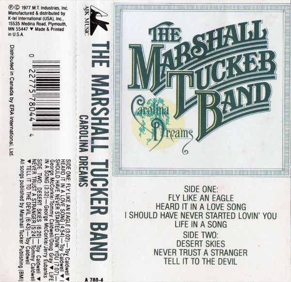 The Marshall Tucker Band – Carolina Dreams, Cassette