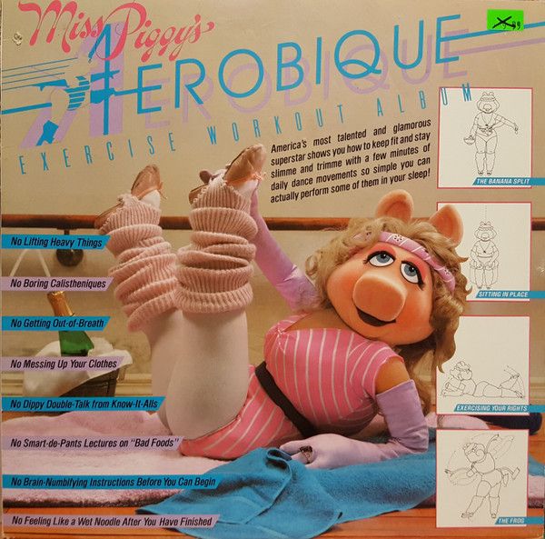 Miss Piggy – Miss Piggy's Aerobique Exercise Workout Album (VG), Vinyl