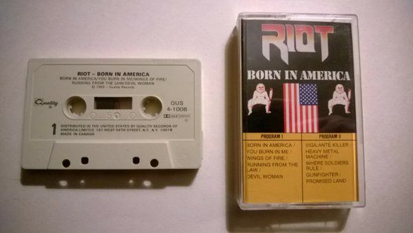 Riot – Born In America, Cassette