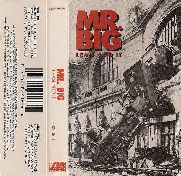 Mr. Big – Lean Into It, Cassette