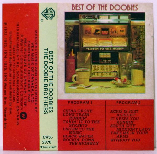 The Doobie Brothers – Best Of The Doobies, Cassette
