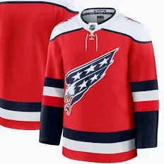 Fanatics Washington Capitals  Blank Hockey Jersey (139)