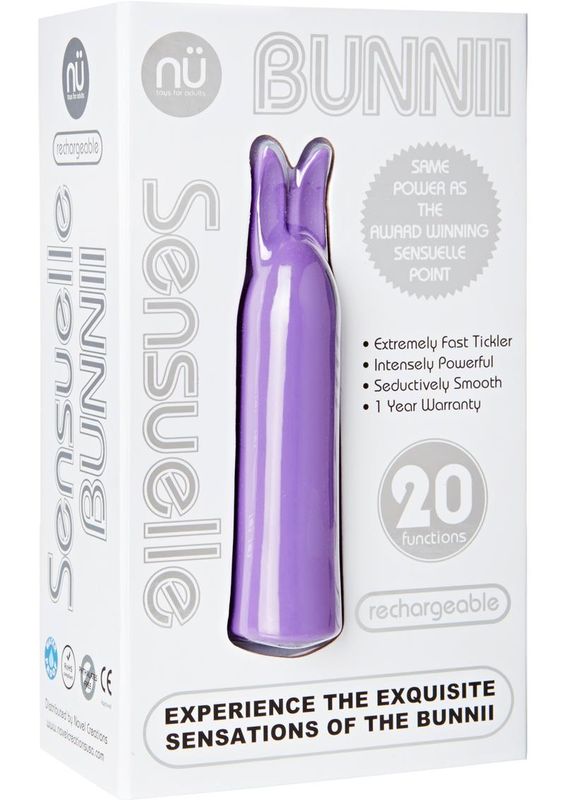 Nu Sensuelle Bunnii Rechargeable Silicone Vibrator