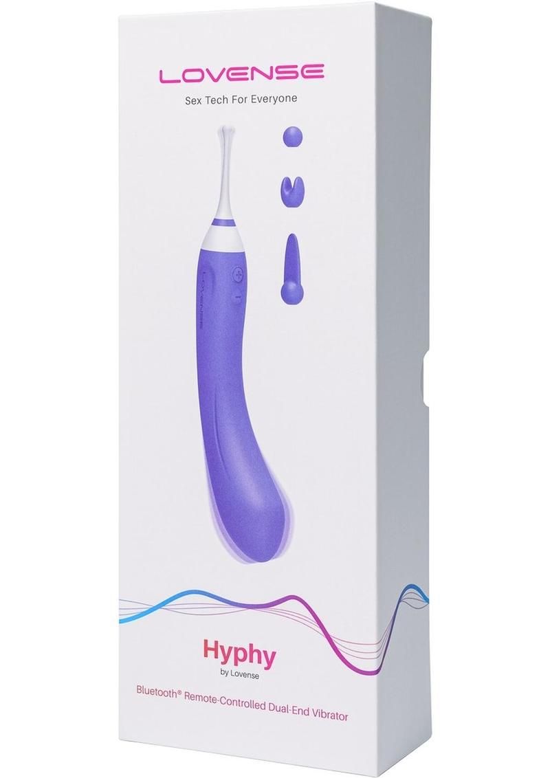 Lovense Hyphy App Compatible Silicone Dual End Vibrator