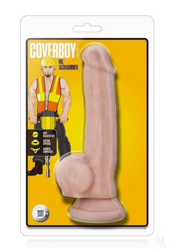 Coverboy Mr. Jackhammer Dildo with Balls 8.5in