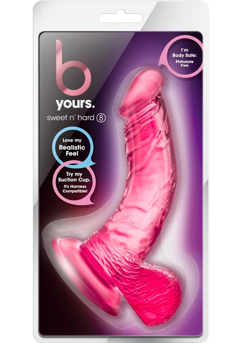 B Yours Sweet N' Hard 8 Dildo with Balls 6.5in