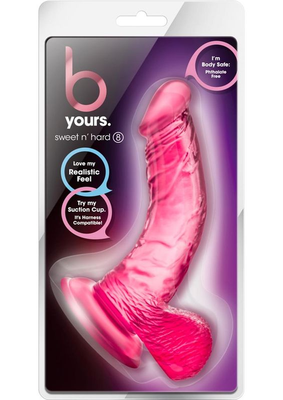 B Yours Sweet N' Hard 8 Dildo with Balls 6.5in