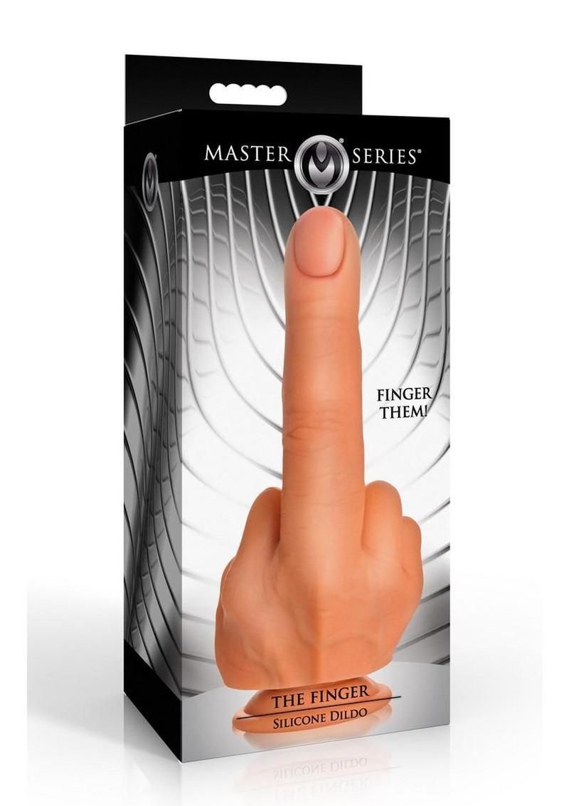 Master Series Finger Silicone Dildo