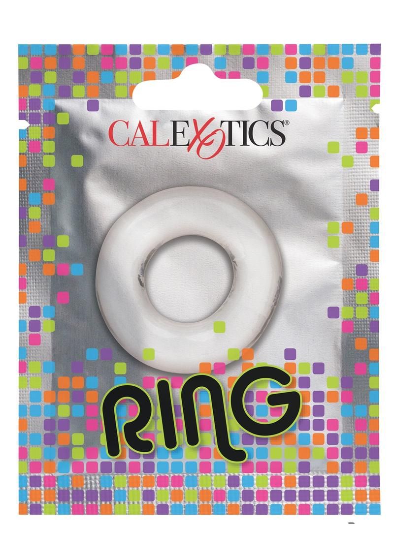 Foil Pack Cock Ring, Colour: Clear