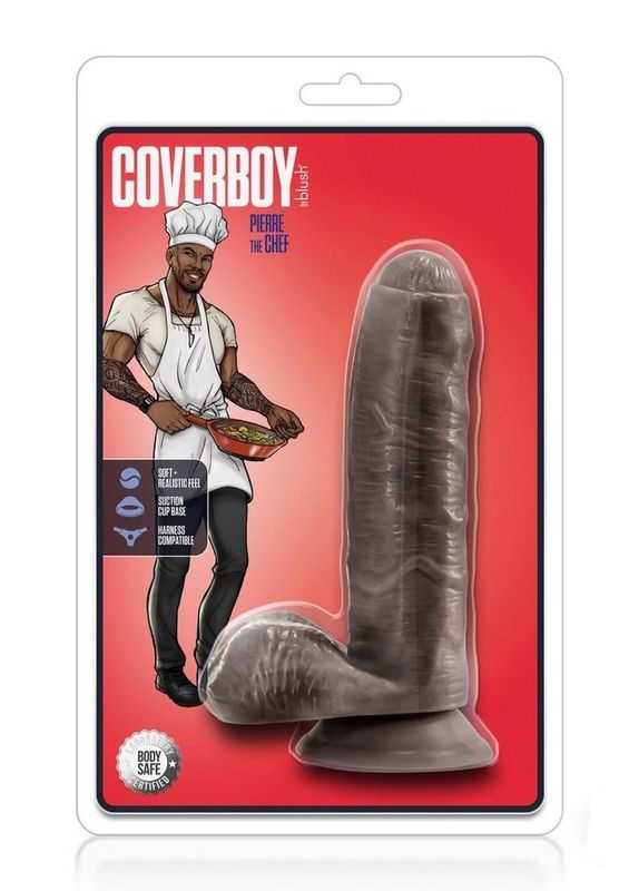 Coverboy Pierre The Chef Dildo with Balls 7in