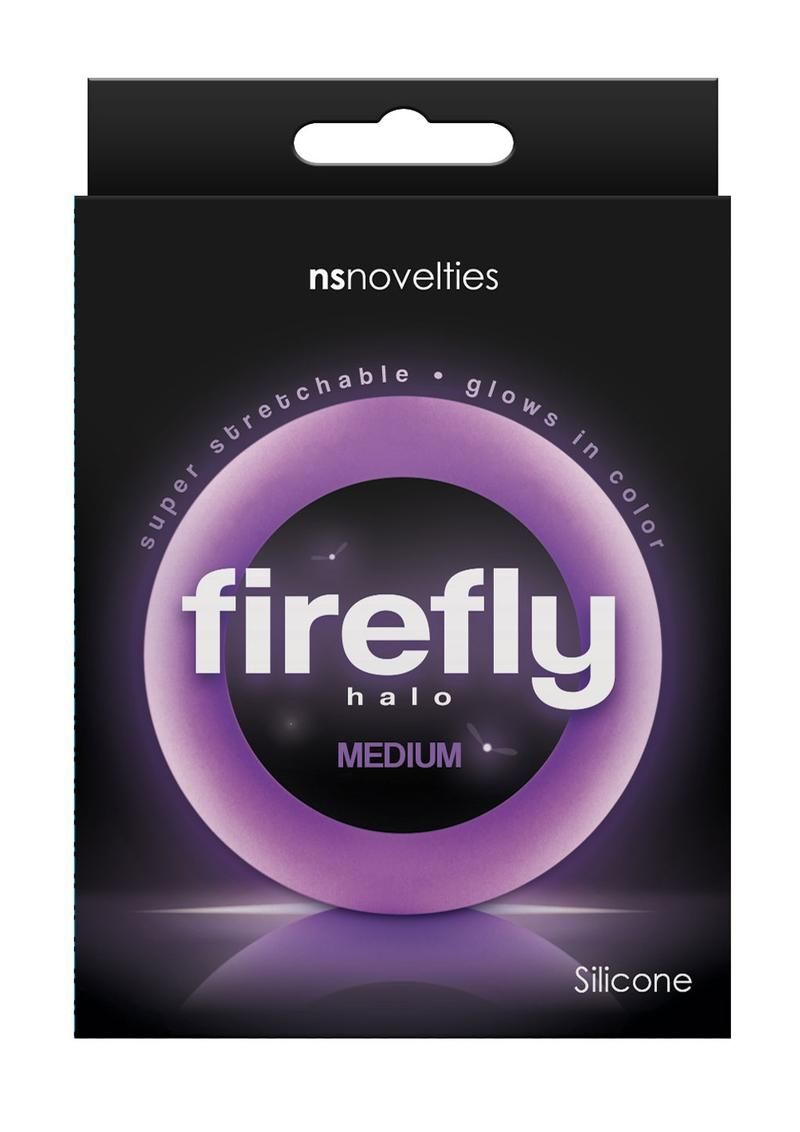 Firefly Halo Medium Silicone Cock Ring Glow In The Dark