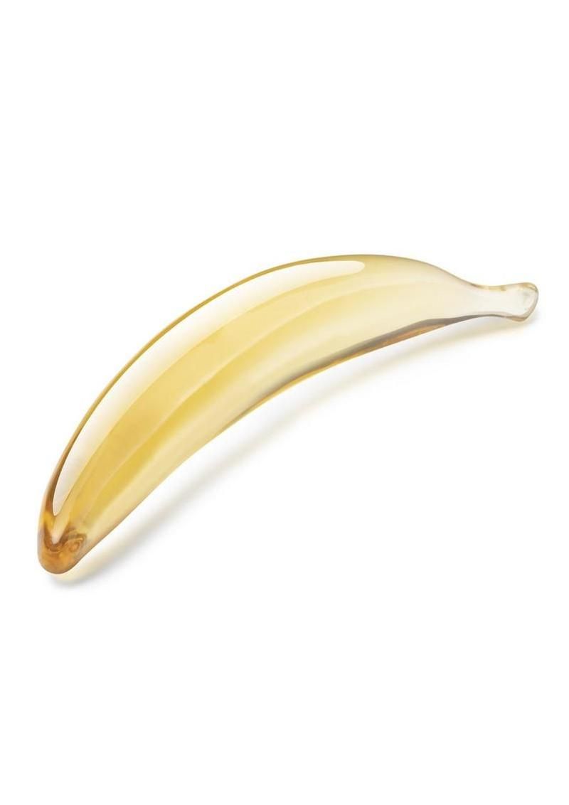 Glas Banana Joy Glass Dildo 7in