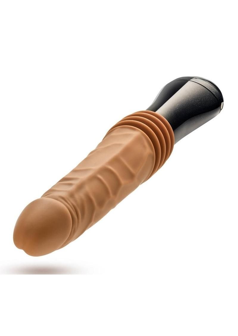 Dr. Skin Platinum Collection Silicone Dr. Arthur Rechargeable Thrusting Gyrating Vibrating Dildo 10.5in