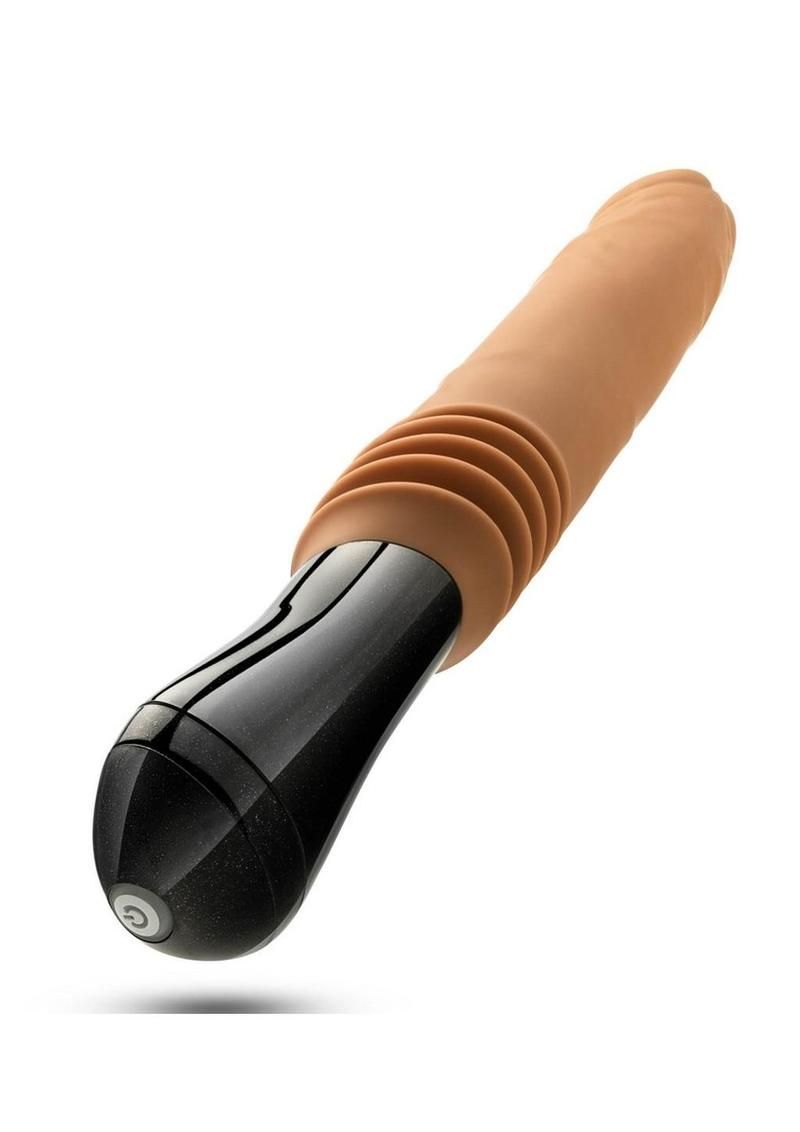 Dr. Skin Platinum Collection Silicone Dr. Arthur Rechargeable Thrusting Gyrating Vibrating Dildo 10.5in