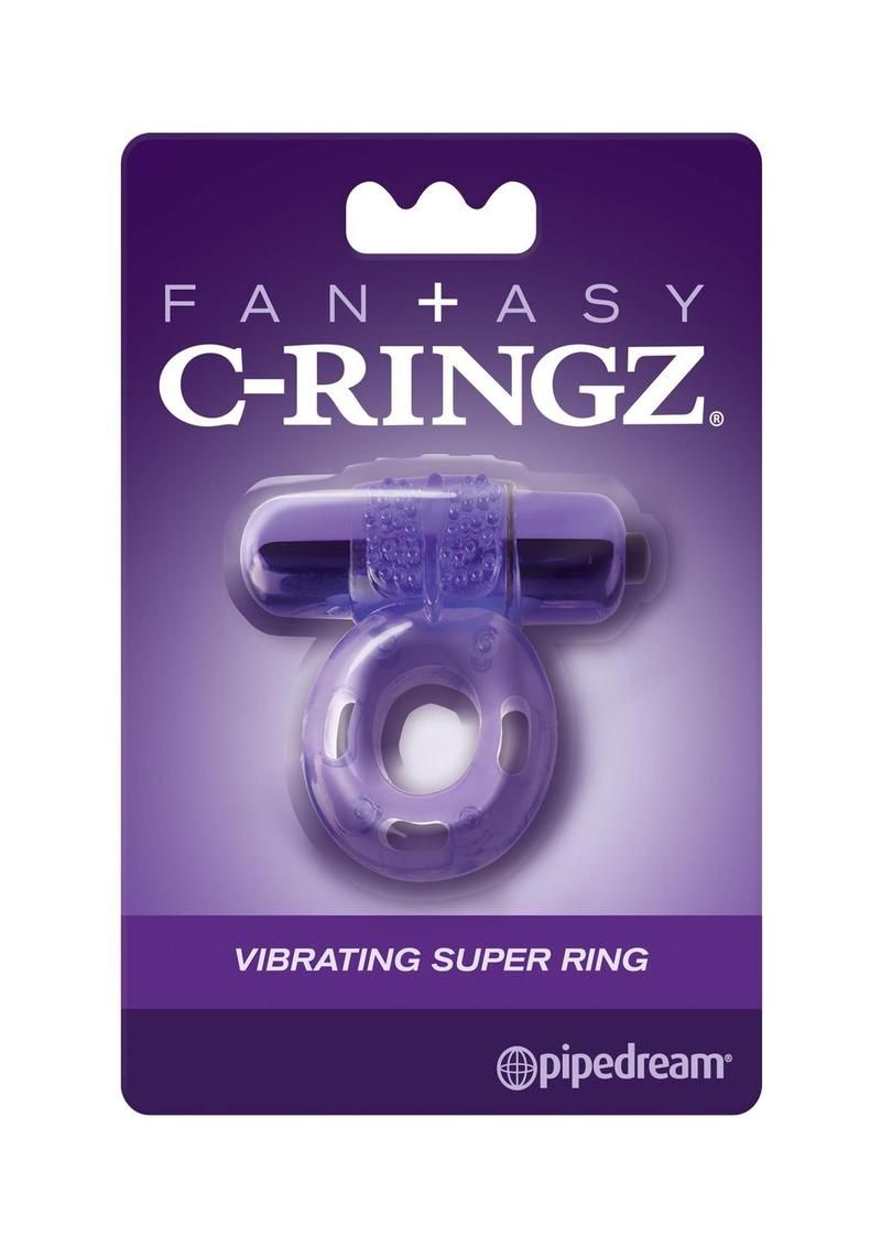 Fantasy C-Ringz Vibrating Silicone Super Cock Ring with Bullet