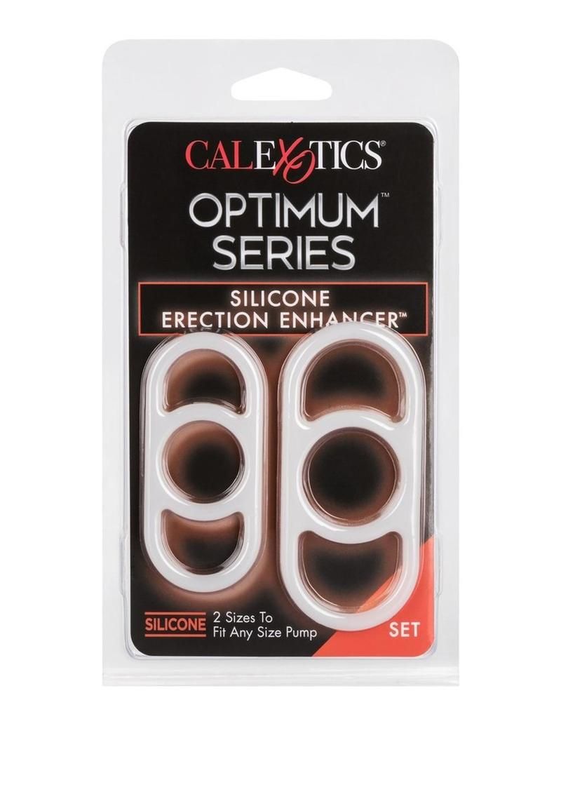 Optimum Series Silicone Erection Enhancer Cock Ring Set