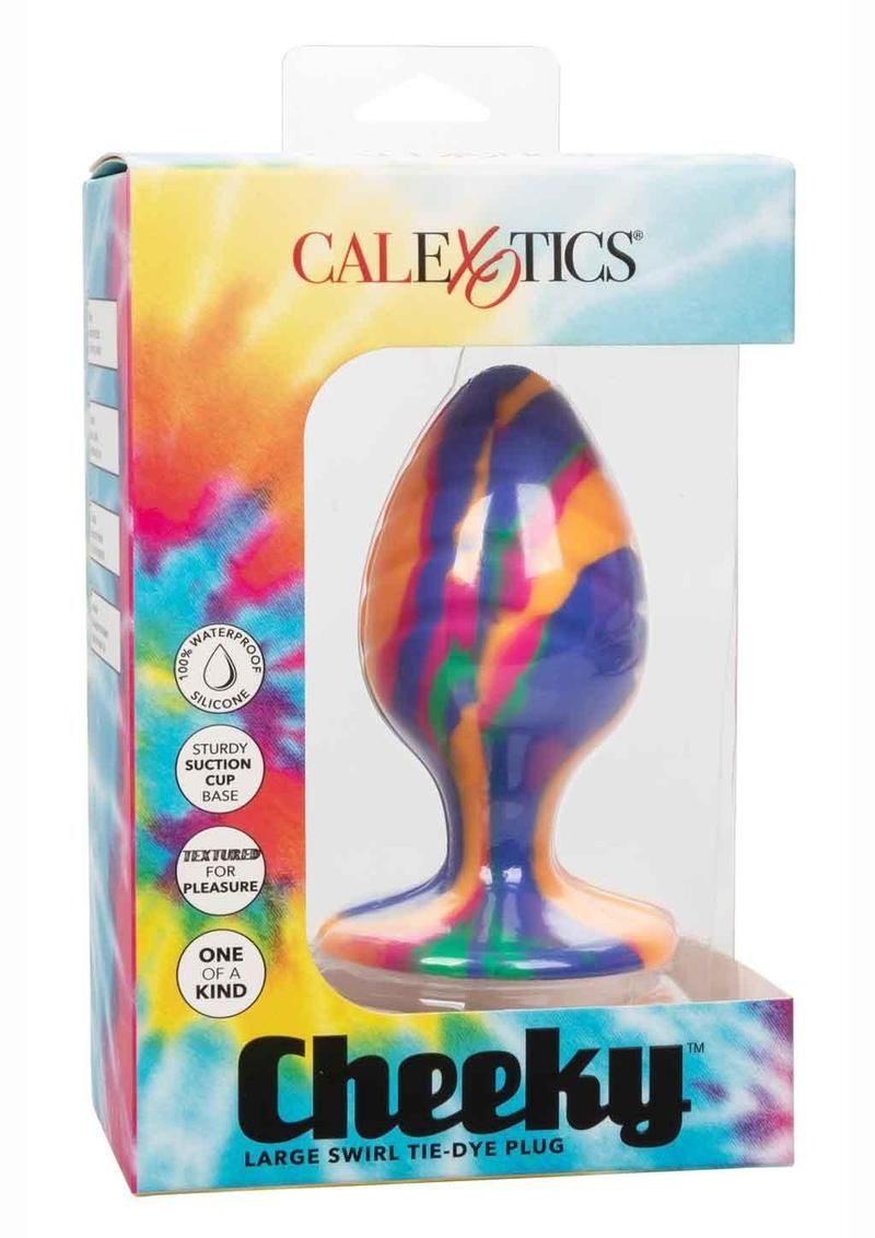 Cheeky Swirl Tie-Dye Silicone Plug Large