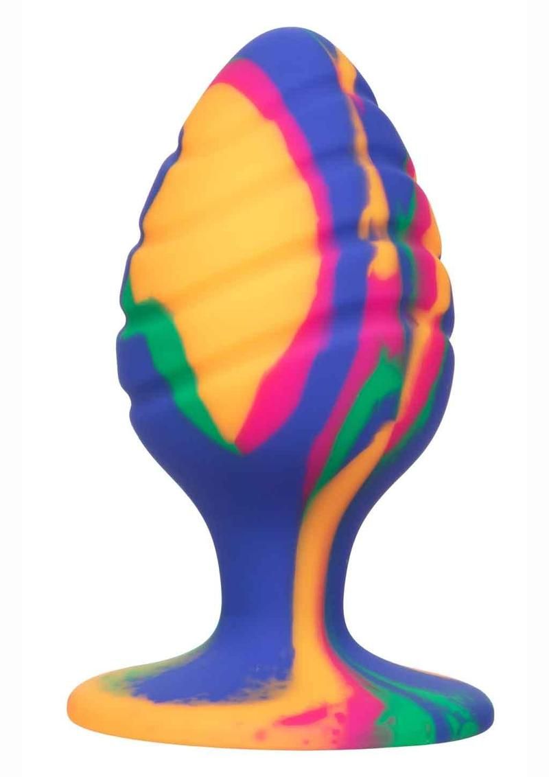 Cheeky Swirl Tie-Dye Silicone Plug Large