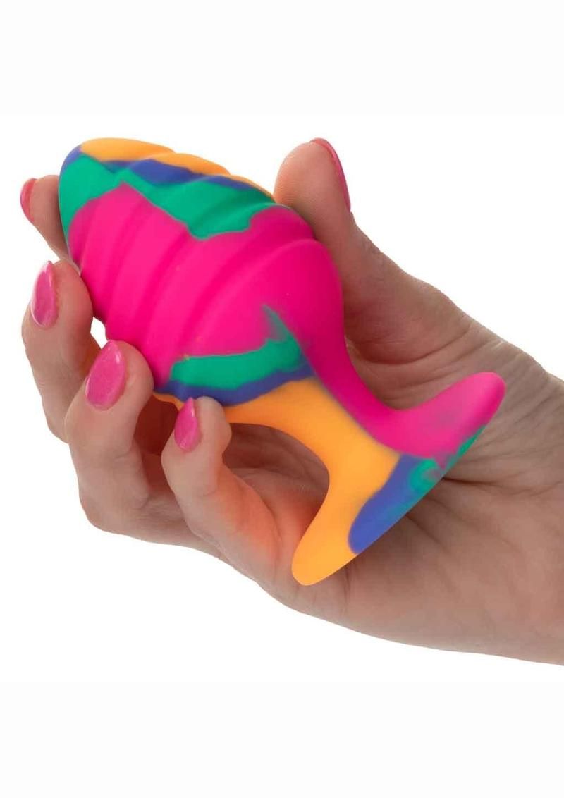 Cheeky Swirl Tie-Dye Silicone Plug Large