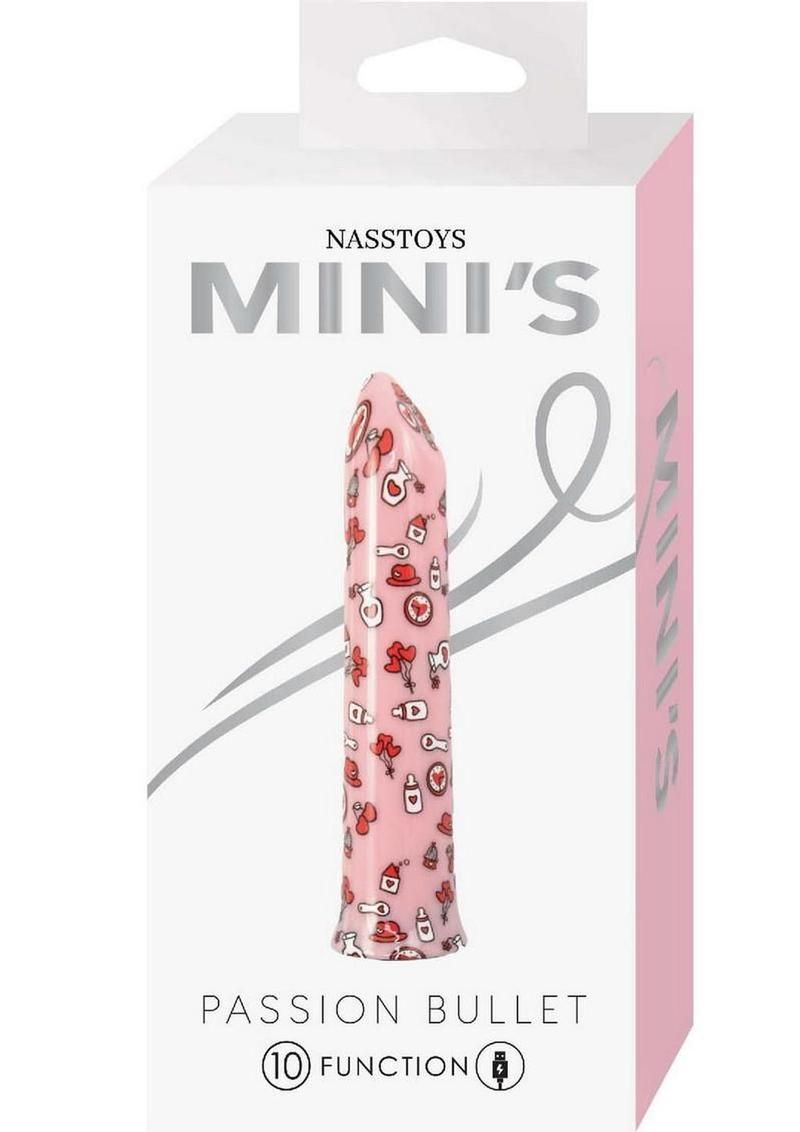 Nasstoys Mini's Passion Rechargeable Bullet, Colour: PINK