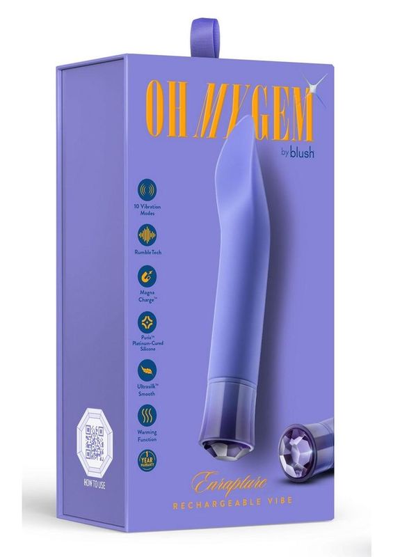 Oh My Gem Enrapture Rechargeable Silicone G-Spot Vibrator