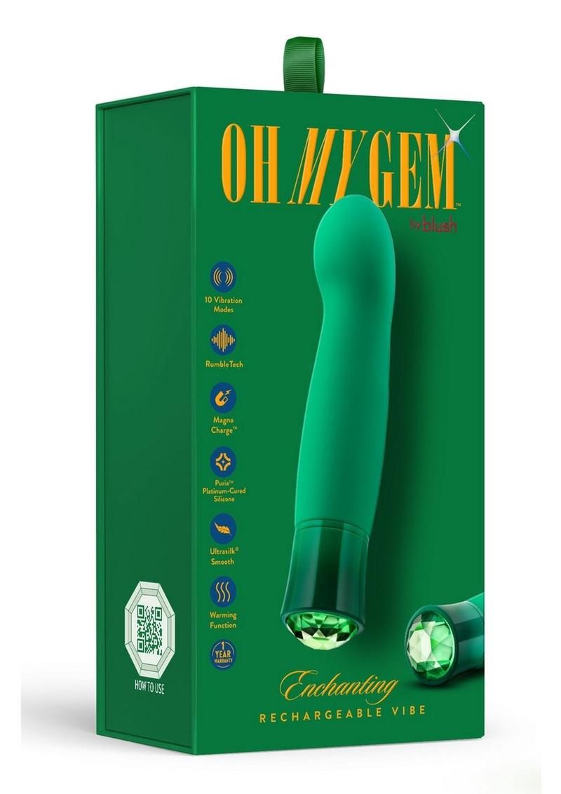 Oh My Gem Enrapture Rechargeable Silicone G-Spot Vibrator