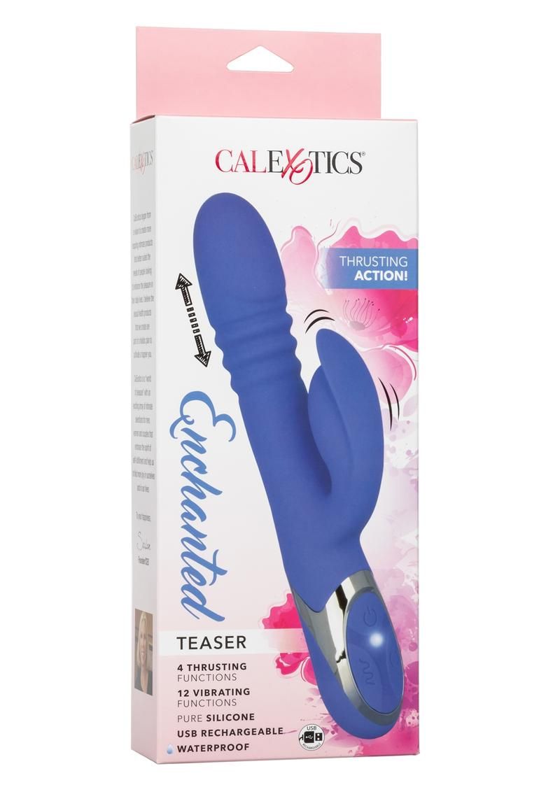 Enchanted Kisser Rechargeable Silicone Thrusting Rabbit Vibrator