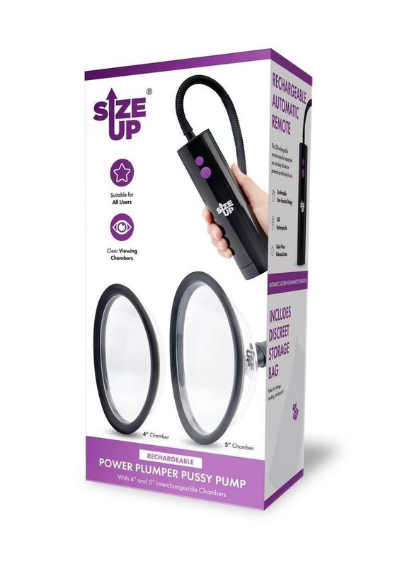 Size Up Rechargeable Pussy Pump Two Chambers