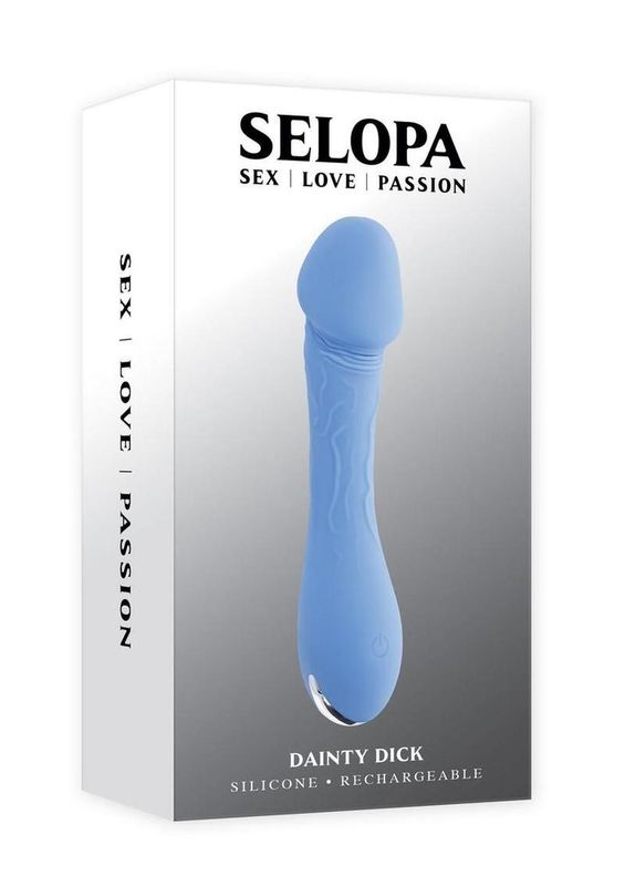 Selopa Dainty Dick Rechargeable Silicone Vibrating Dildo