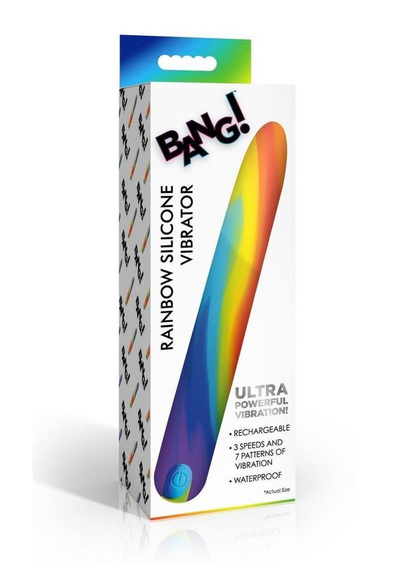 Bang Rainbow Rechargeable Silicone Vibrator