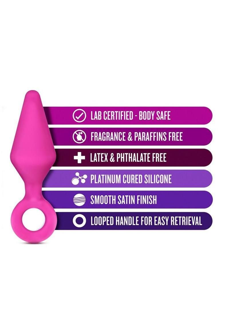 Luxe Candy Rimmer Silicone Butt Plug - Small