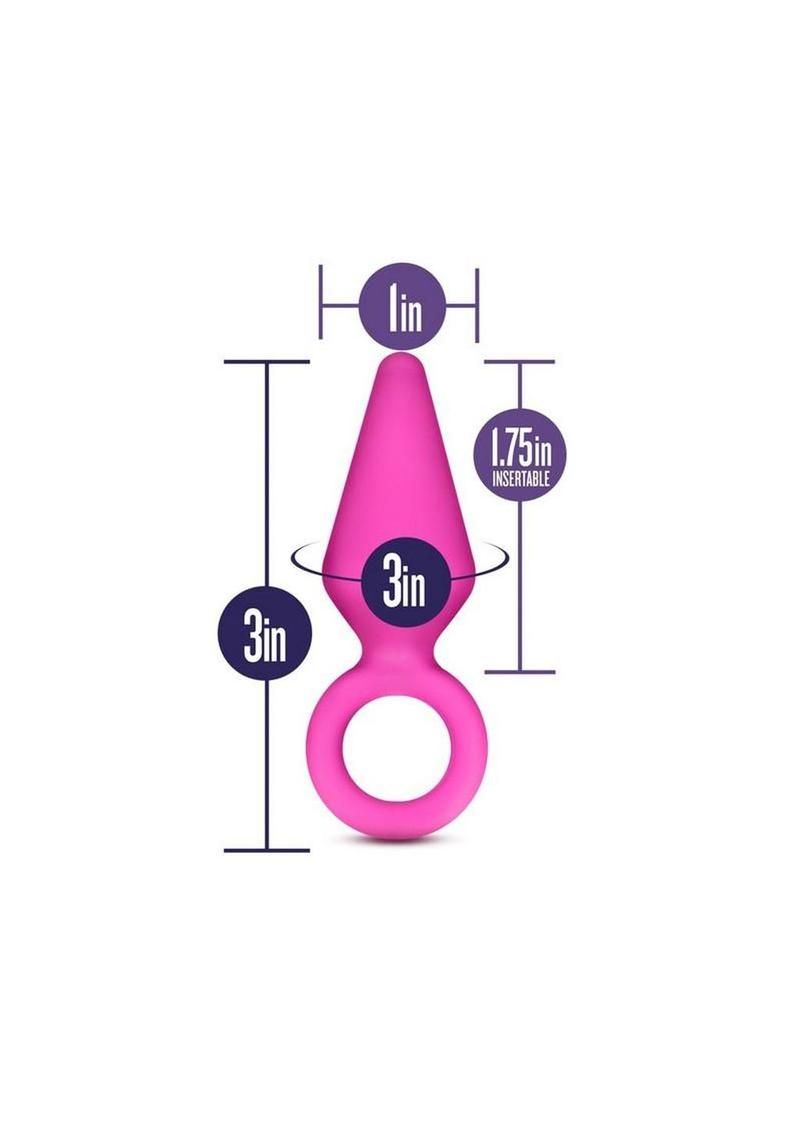 Luxe Candy Rimmer Silicone Butt Plug - Small
