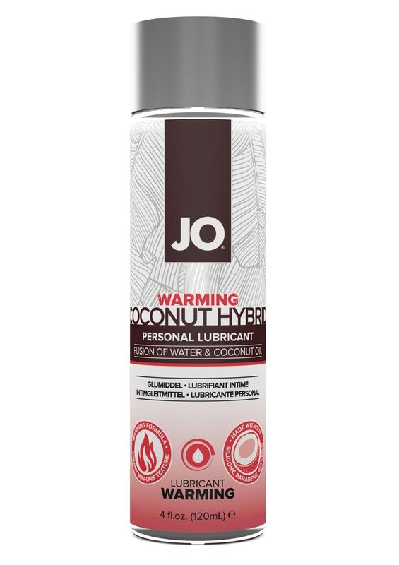 JO-COCONUT HYBRID WARMING 4OZ OIL/WATER