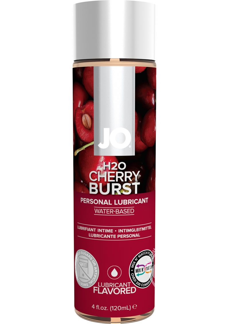 JO H2O Water Based Flavored Lubricant Cherry Burst