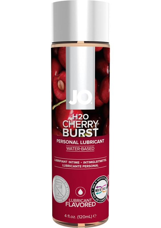 JO H2O Water Based Flavored Lubricant Cherry Burst