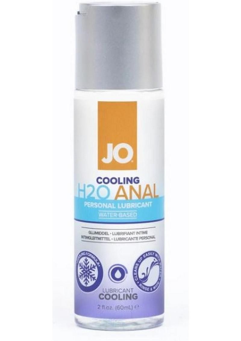 JO H2O Anal Water Based Cooling Lubricant, Size: 2oz