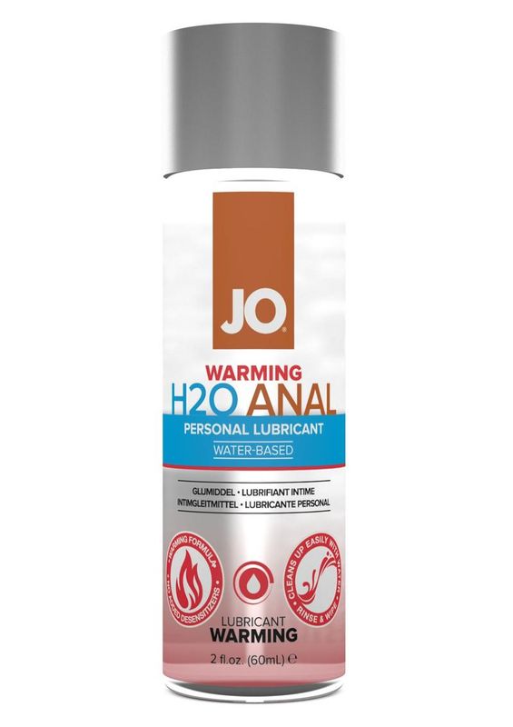 JO H2O Anal Water Based Warming Lubricant