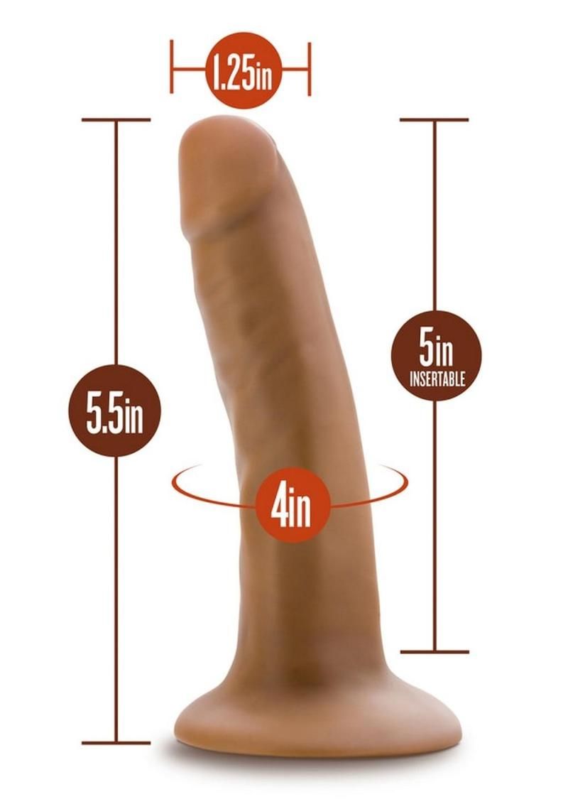 Dr. Skin Silver Collection Dildo with Suction Cup 5.5in